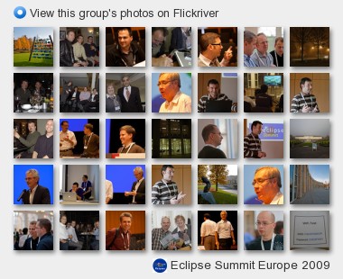 Eclipse Summit Europe 2009 - View this group's photos on Flickriver
