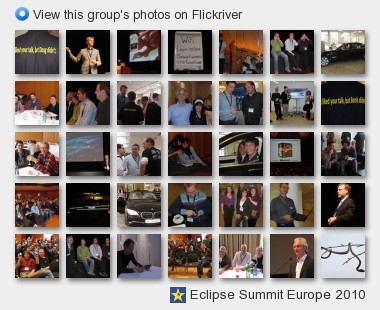 Eclipse Summit Europe 2010 - View this group's photos on Flickriver
